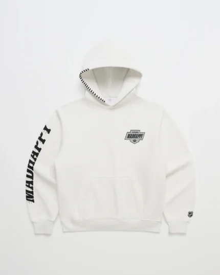 Madhappy Kings Heavyweight White Hoodie
