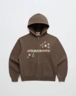 The Powerpuff Girls Flower Zip Up Hoodie