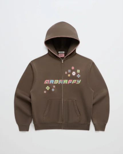 The Powerpuff Girls Flower Zip Up Hoodie