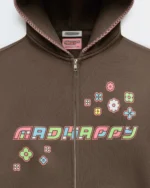 The Powerpuff Girls Flower Zip Up Hoodie